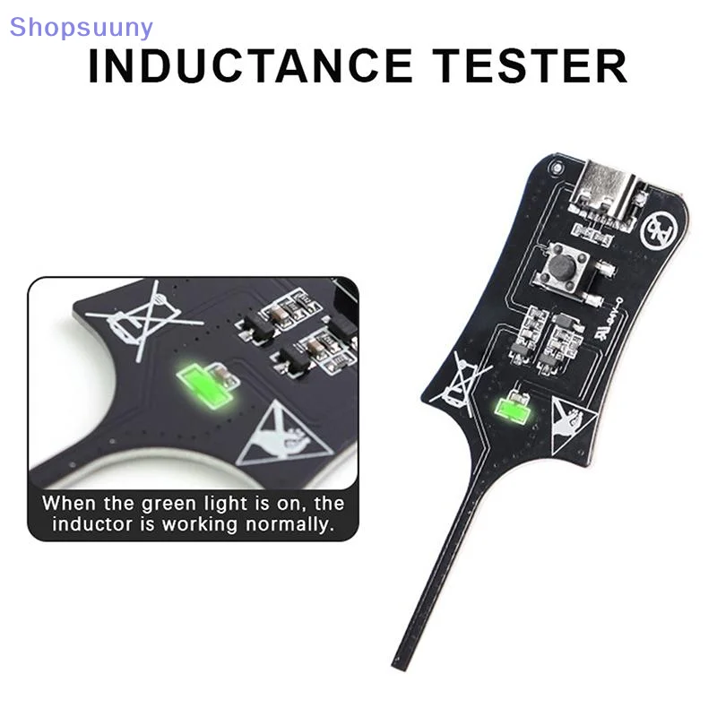 [SU]DC 5V Capacitance Inductance Tester Battery Sensing Board Repair Electromagnetic Induction Type C Quick Fault Tools[SU]
