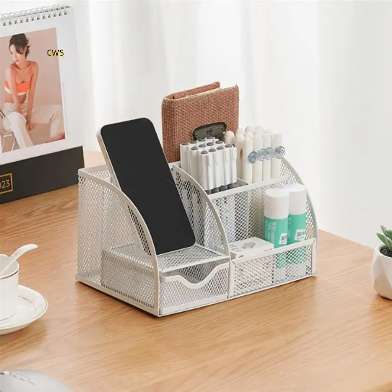 デスク文具オーガナイザー鉛筆ファイル収納ラック7グリッド収納ボックス分割コンテナオフィスアクセス