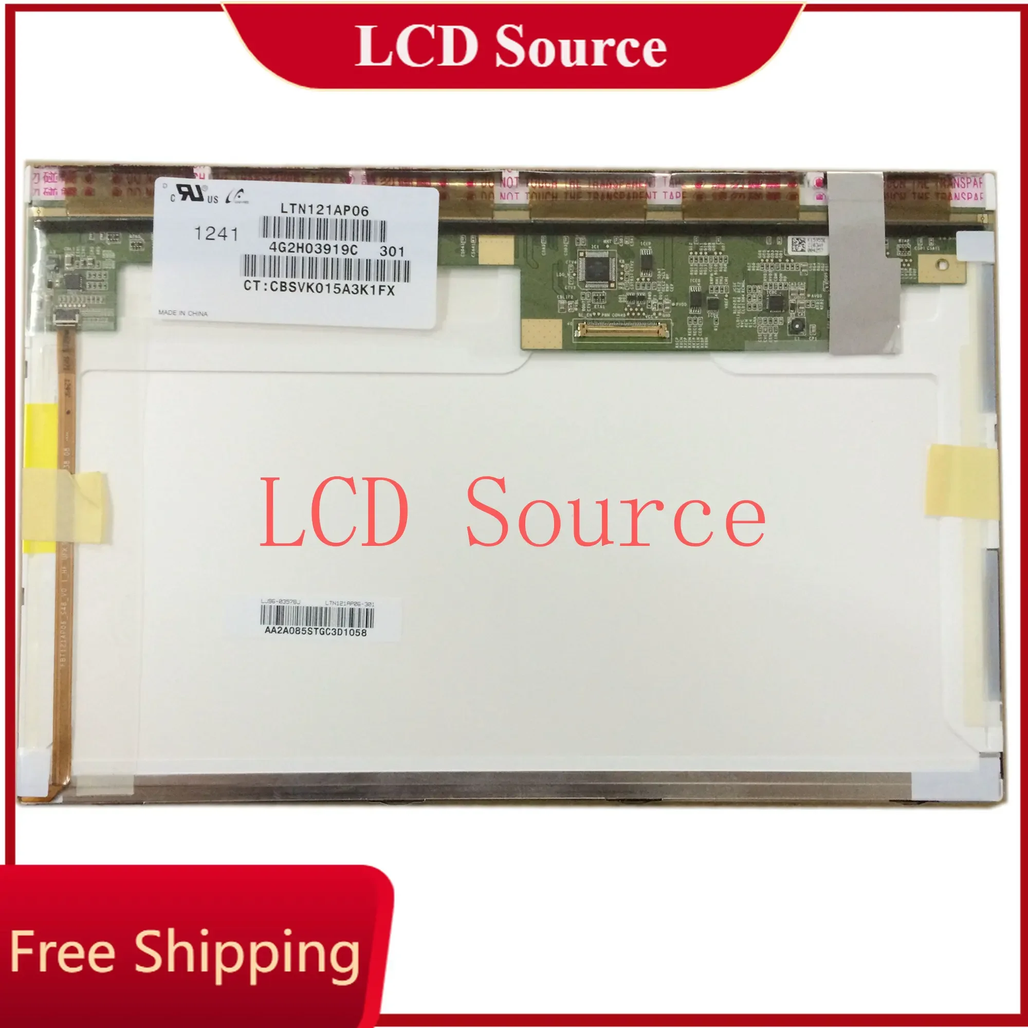 LTN121AP06 LTN121AP06 301 fit HV121WX5-114 1280x800 40 พินจอแสดงผล LVDS หน้าจอ LCD LED