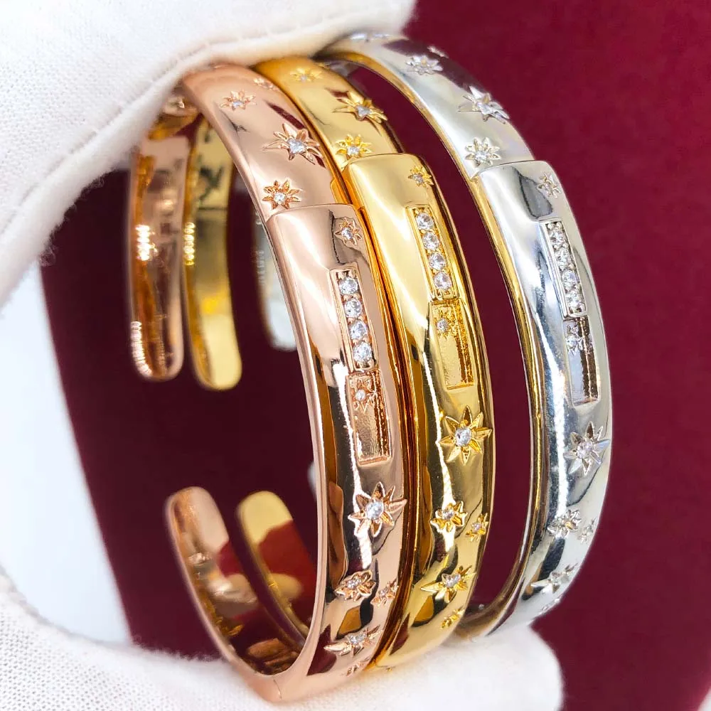 

Missvikki New Design Trendy Fine Cute Bangle Ring Jewelry Set for Women Bridal Wedding Daily Party Super Gift Jewelry Set