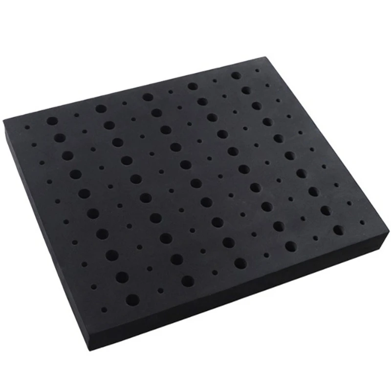 ●110 Holes Router Bit Tray Storage Holder for 1/4Inch 1/2Inch Shank Milling Cutters Bits Organizer
