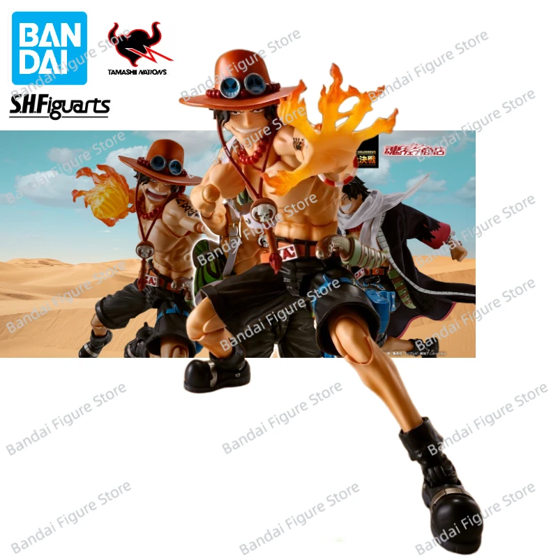 

100% Original Bandai S.H.Figuarts SHF Portgas·D·Ace-FIRE FIST Animation Action Figure Toy Gift Model Collection Hobby