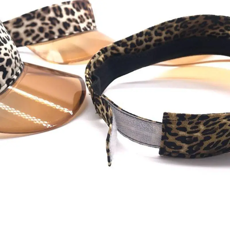 

652F Бейсболка регулируемого размера для занятий спортом на открытом воздухе для женщин с леопардовым принтом для козырька Ha