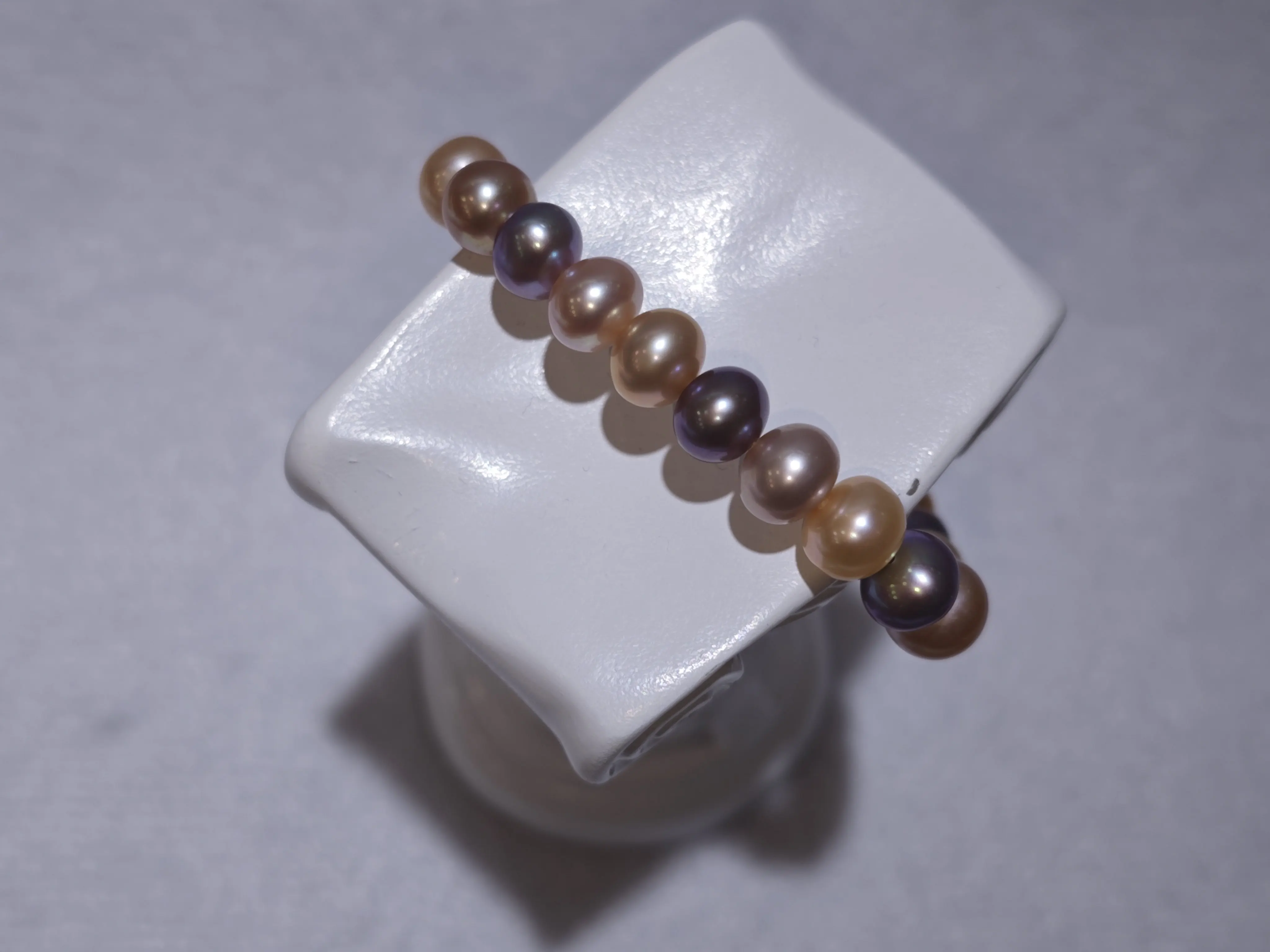Natural Pearl Bracelet Candy Sweet and High Grade Elastic Bracelet AAAA8-9mm