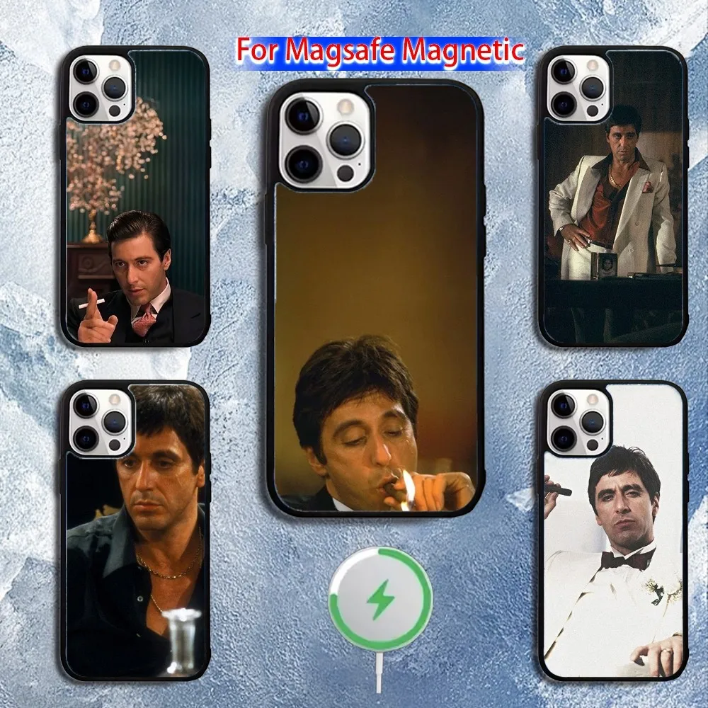 

S-Scarface IMD Colorful Phone Case For iPhone 16,15,14,13,12,11,Pro,Max,Plus,Mini,Magsafe,Magnetic Wireless Charging Case