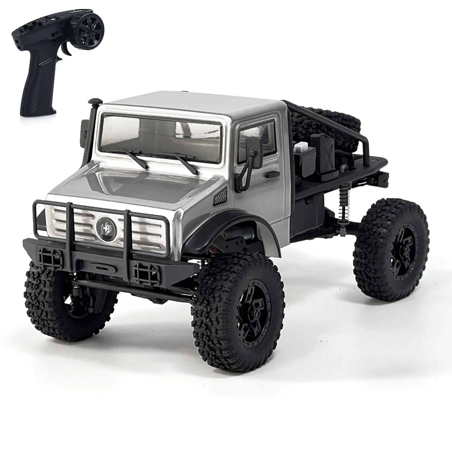 Giocattoli 1/18 RC Rock fuoristrada controllo Wireless finito 4WD Crawler Car HobbyPlus CR18P sistema di illuminazione modello TH24027