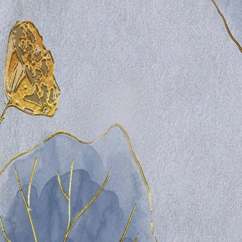 

Обои для детской комнаты, кухни, современные, свежие и элегантные, с декором в виде цветов лотоса, для фоновой стены в спальне.