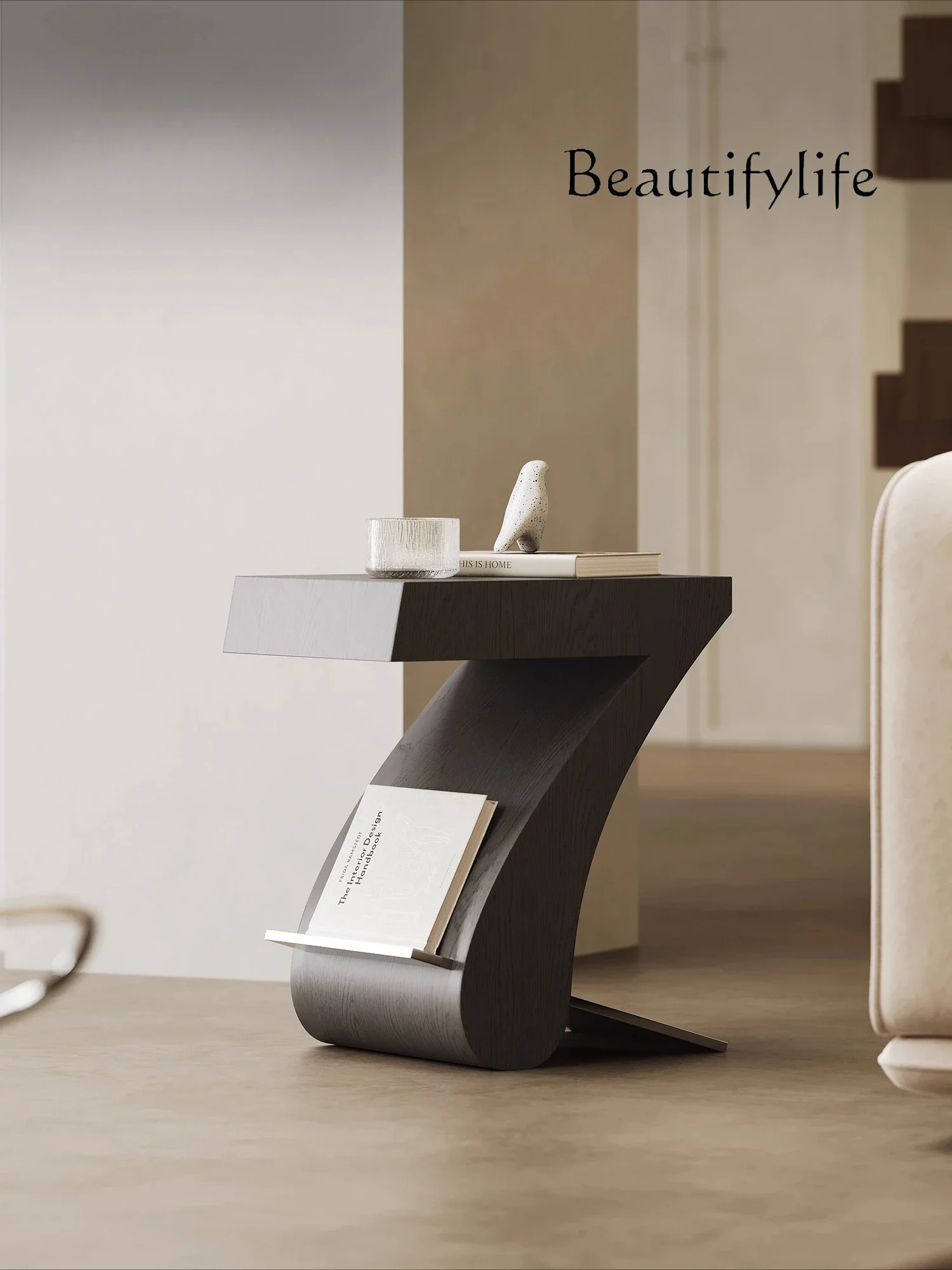 

uF Modern simple designer sofa edge few high-end art living room home small coffee table