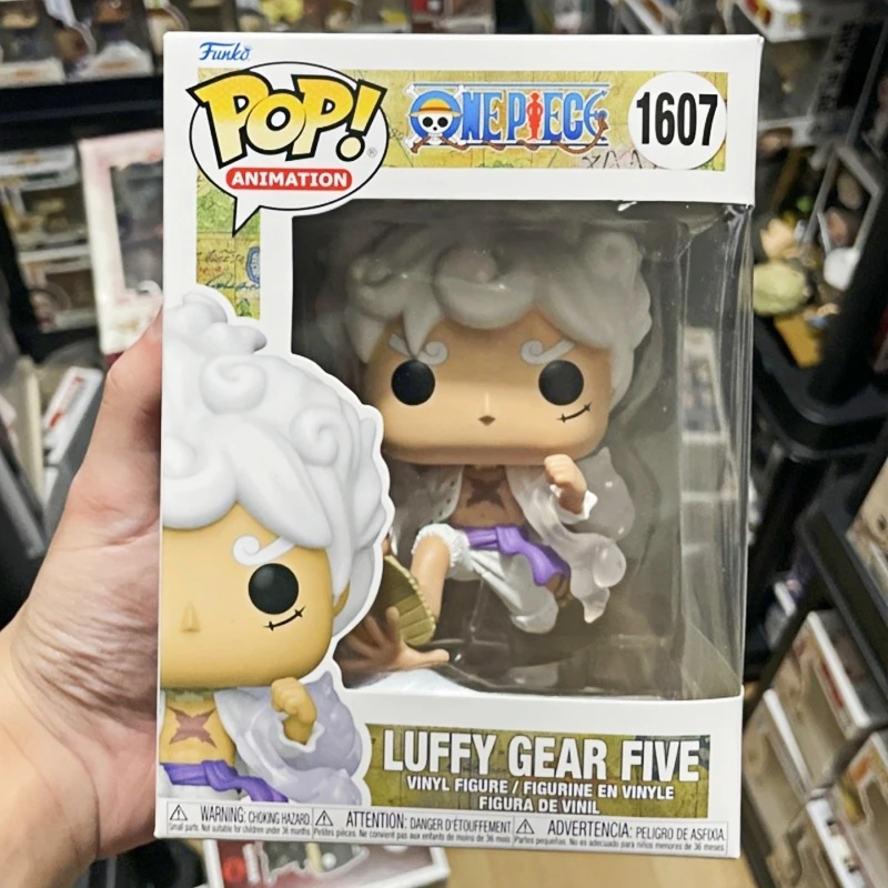 Funko Pop Original One Piece Luffy Gear Five Chase #1607 Vinyl Figure Anime Collectible Model Desktop Ornament Toy Gift for Fans - view 6