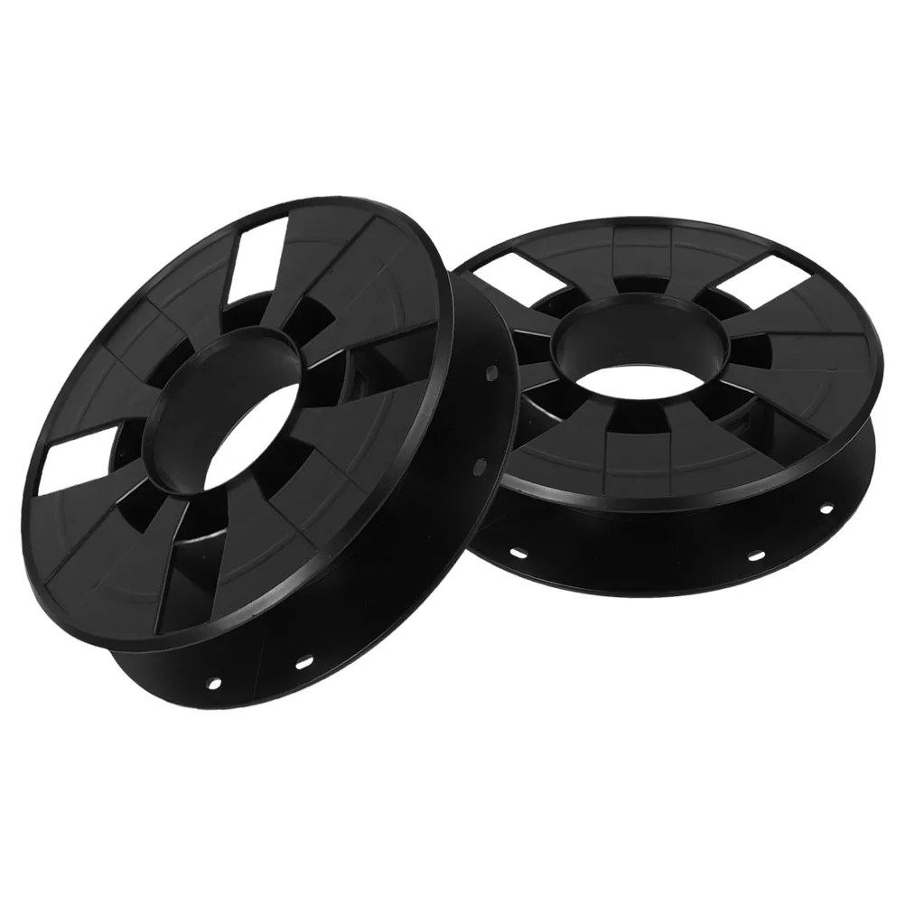 2 Pcs Reel Electric Cord Reels Rv Consumable Filament Extension Spool Plastic Outdoor Roller