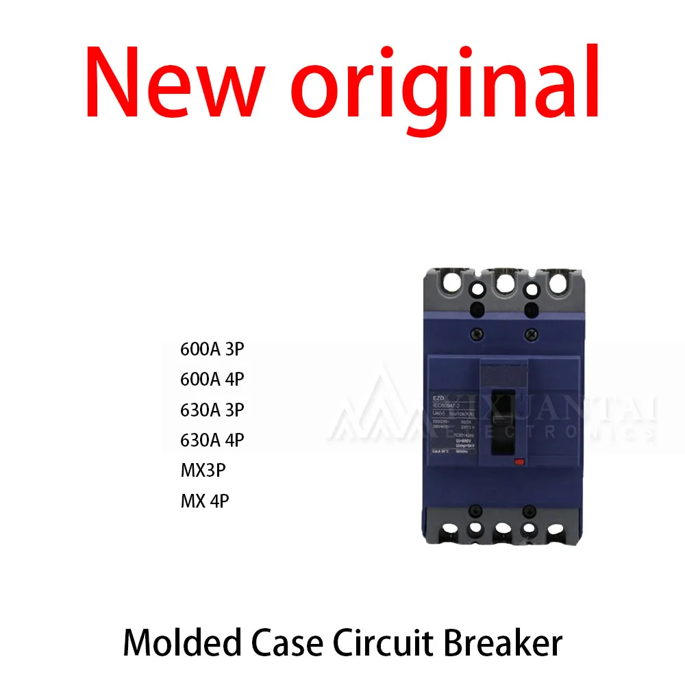 1Pcs/Lot New original 600A 3P 600A 4P 630A 3P 630A 4P  MX3P MX 4P Molded Case Circuit Breaker
