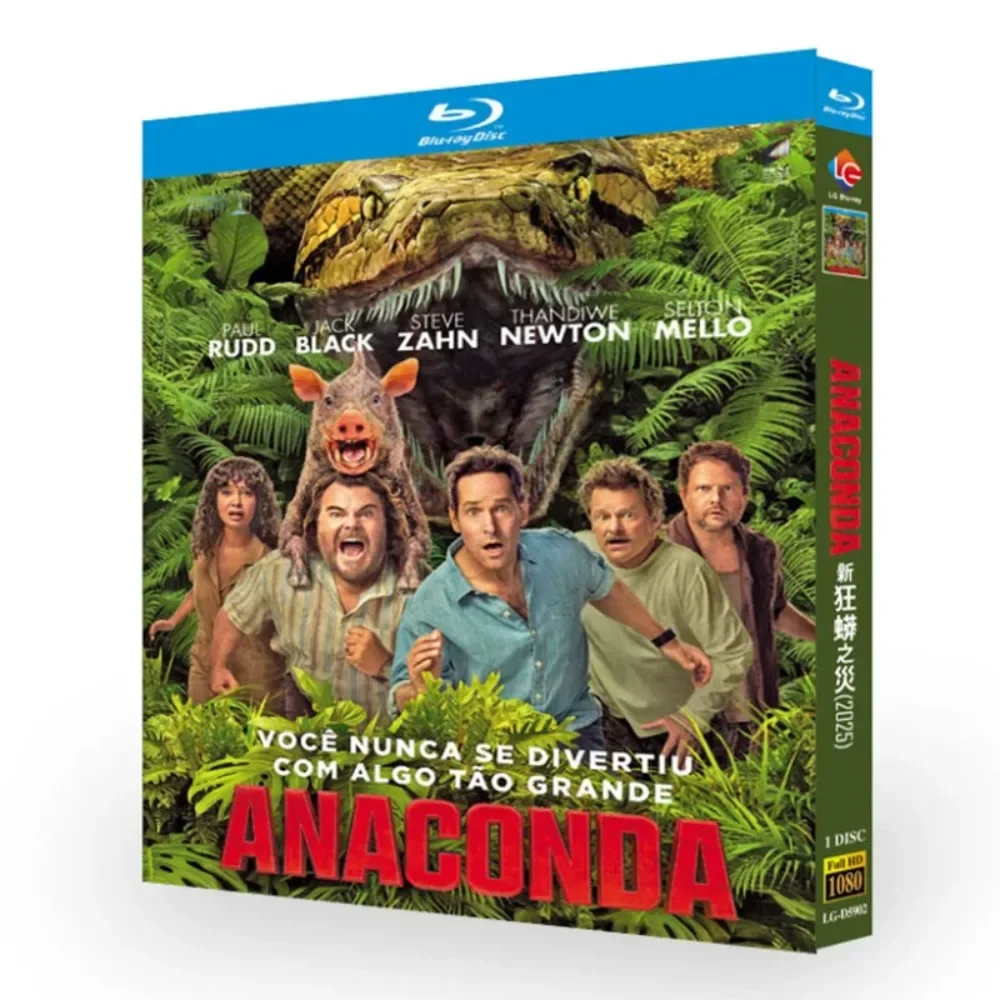 Anaconda (2025) 1-Disc All Region New Sealed Box Set English Audio Blu-ray BD YIHUI