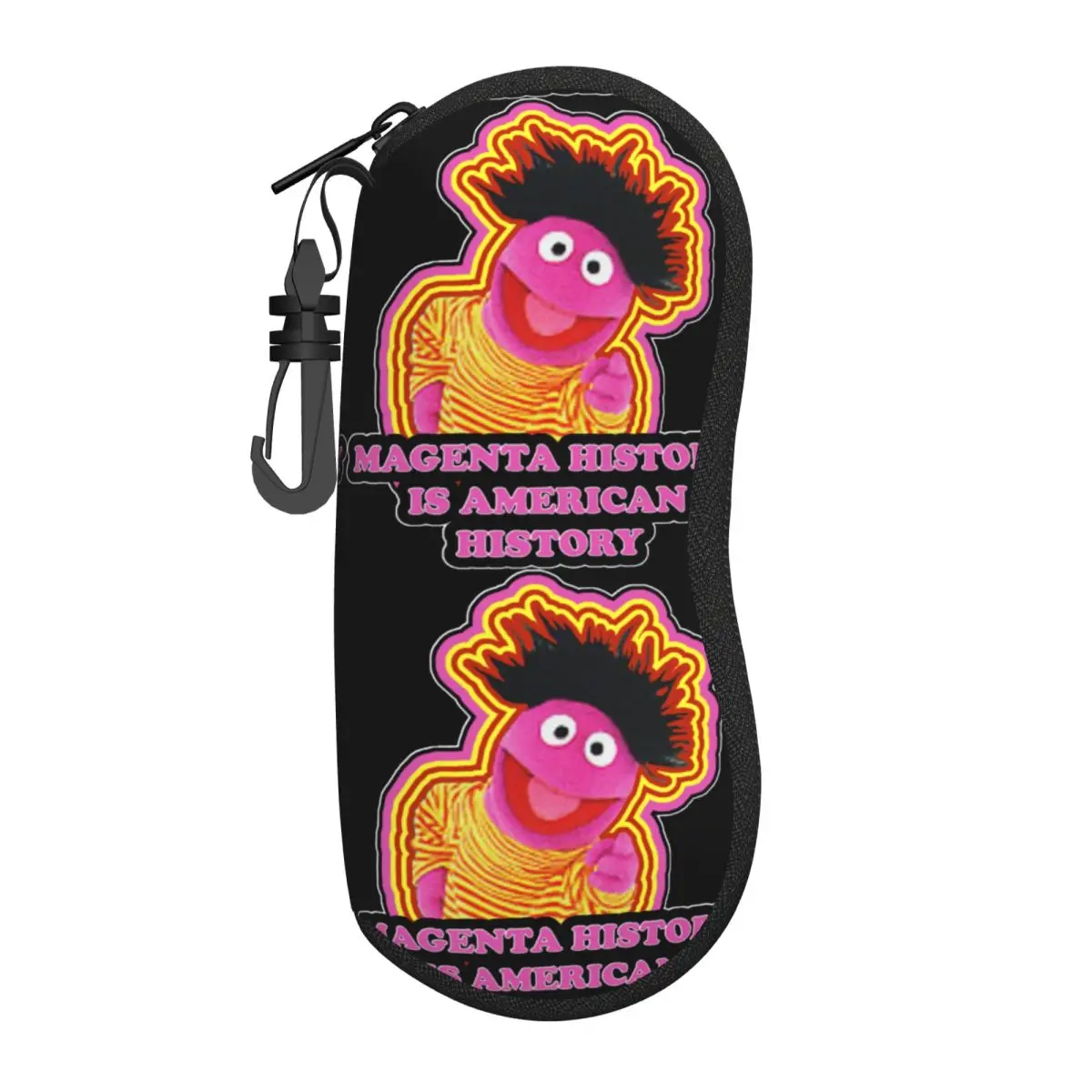 Magenta History Month The Muppets Show Glasses Case Anti-Fall Glasses Storage Box Vintage Glasses Box