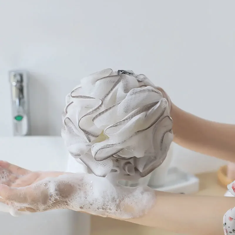 

1PC Soft Mesh Bath Sponge Balls Nylon Cleaning Brush Shower Puff Body Cleaner Exfoliating Scrubbers Bath Ball Bathroom Supplies