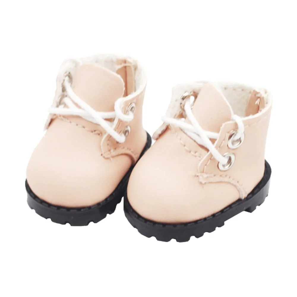 Vários estilos 3.8cm para sapatos de boneca artesanal substituição mini sapatos de boneca acessórios diy boneca sapatos de couro boneca de algodão