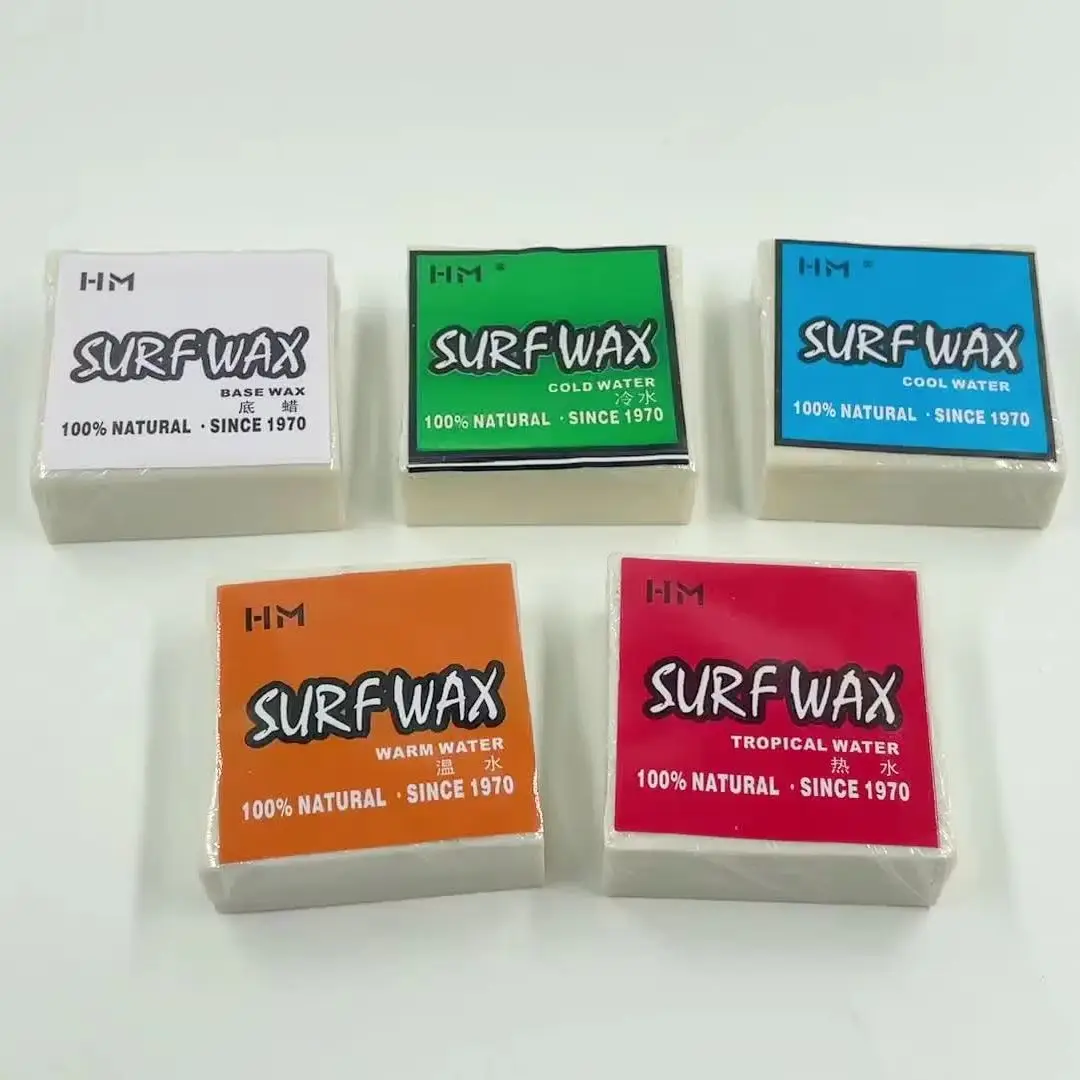Premium Surfboard Wax 4 Water Temperature Formulas Non Slip Surf Wax For Surfboard Skimboard Water Sports Surfing Accessory