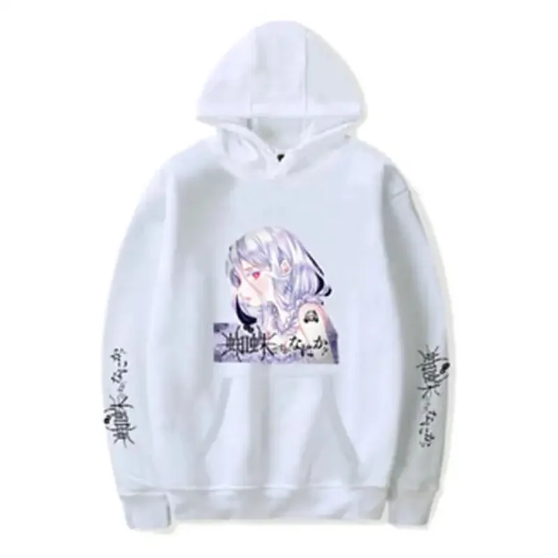 2025 yiyi2025yiyi2022 لذا أنا عنكبوت، لذا ماذا؟ مرحباً، كيف حالك؟ أنيمي هوديس بلوزات الرجال الصلبة الصوف هودي C