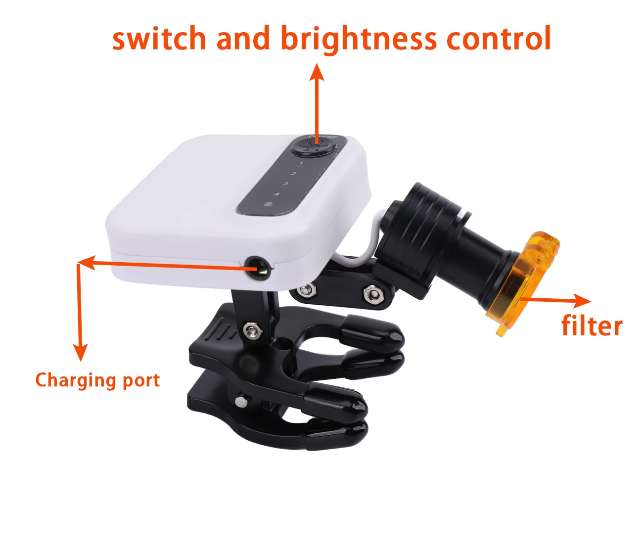 Phare sans fil 5w, 2 batteries, lampe chirurgicale, lumière Led, outils de dentiste, autres Instruments