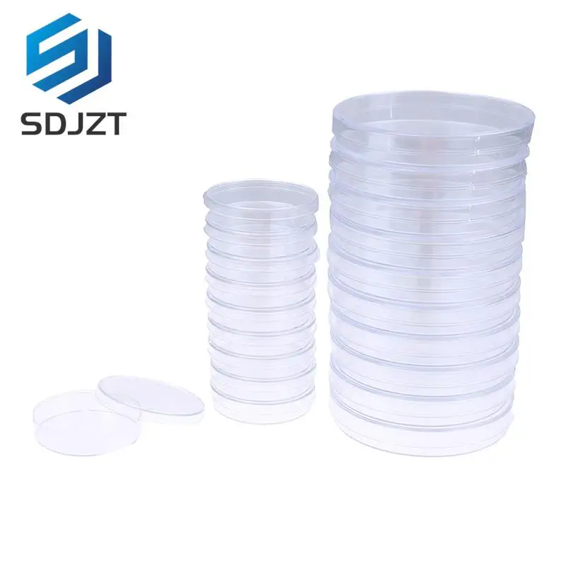 10Pcs Polystyreen Steriele Petri Bacteriën Schotel Laboratorium Medische Supply Indiameter Maten: 60Mm