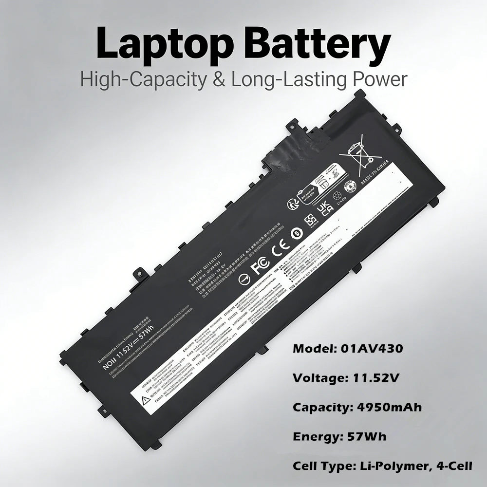 

Аккумулятор для ноутбука 01AV430 для Lenovo ThinkPad X1 Carbon 5-го поколения 20HR, 20HQ, 6-го поколения 20KH, 20KG, 20QD, 20QE