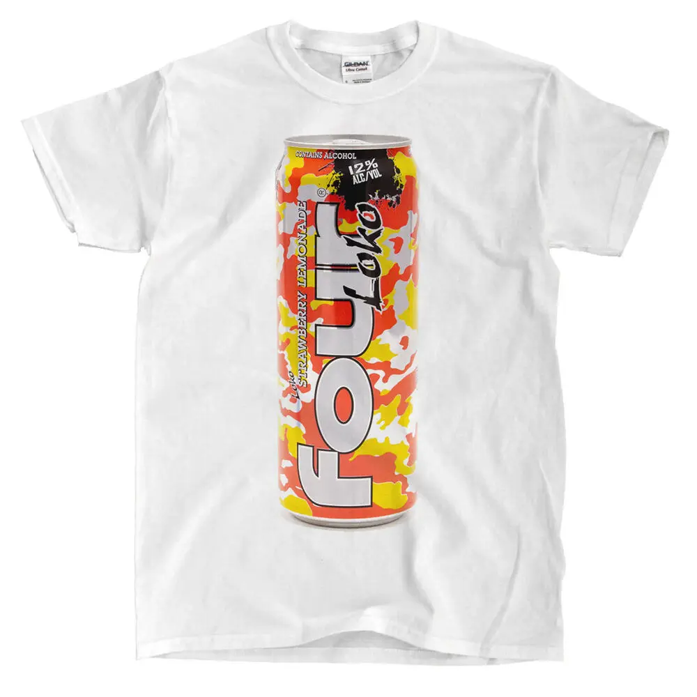 FOUR LOKO DRINK SELTZER STRAWBERRY - White T-Shirt