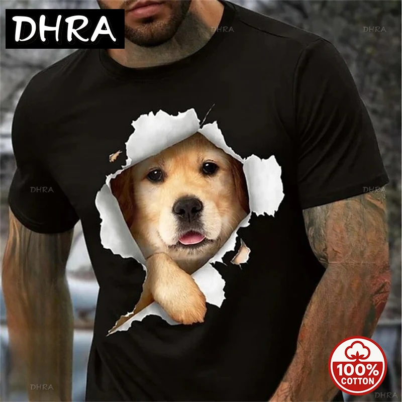 

Trendy Men's T Shirt Summer Cute Pet Graphic Printed Short Sleeve T Shirt Women Casual Oversize Y2k Clothing Hot Sale T shirt