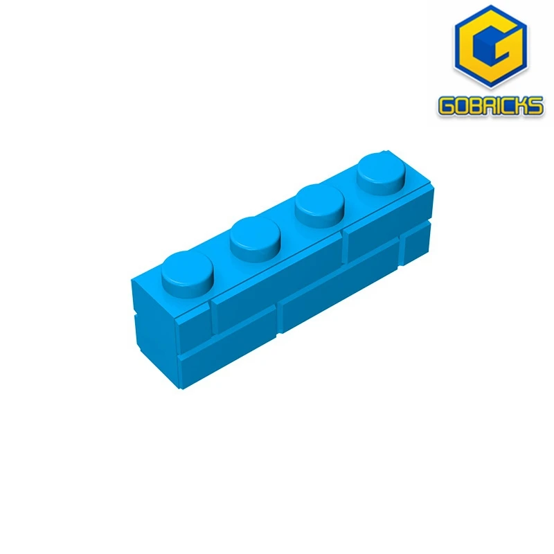 Gobricks GDS-632 Brick Special 1x4 with Masonry Brick Profile compatible with lego 15533 children\'s DIY Educational