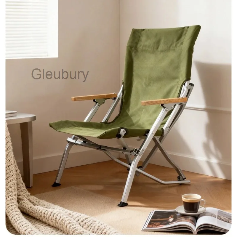 Aluminum Alloy Beach Chairs Camping Compact Folding Beach Chairs Portable Durable Outdoor Furniture Cadeiras De Praia ZYSTY