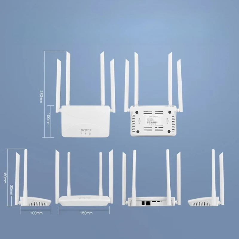 

4G Wireless CPE Router Card Mobile Router Portable WiFi Wireless Internet CPF912
