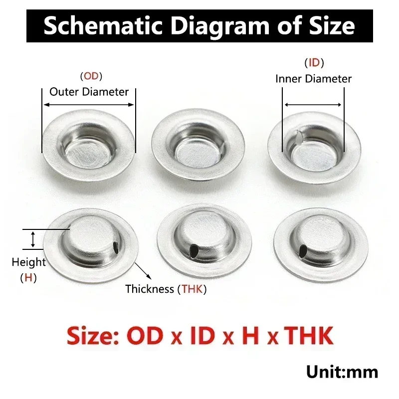 Negative Terminal Flat Washer Accessories for Secure Connections Tip Caps for 18650 Battery Spot Welding Positive Electrode