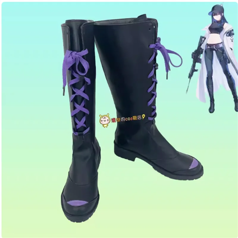 

Blue Archive Jomae Saori Cosplay Shoes Anime Game Long Cos Boots Comic Cosplay Costume Prop Shoes for Con Halloween Party