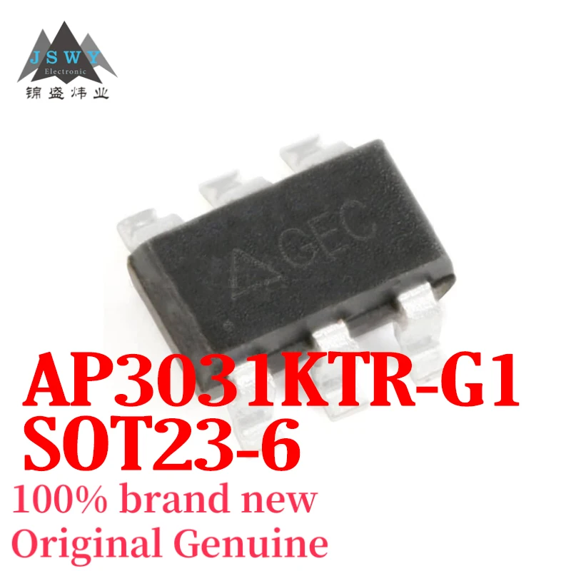 

(10/50pcs) AP3031KTR-G1 AP3031KTR Silk-printed GEC SOT23-6 Voltage Regulator/Driver Chip Genuine Free Shipping