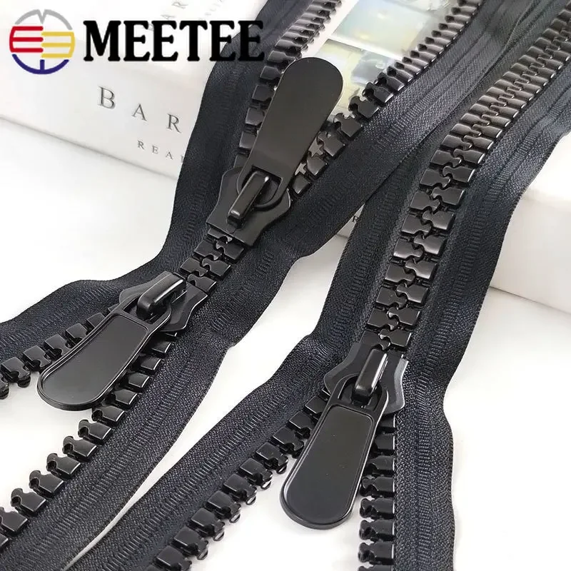 

1Pc 20# Large Resin Zipper 70-150cm Double/Single Slider Open-End Zip Repair Kit Bag Clothes Jacket Tent Coat Sewing Accessories