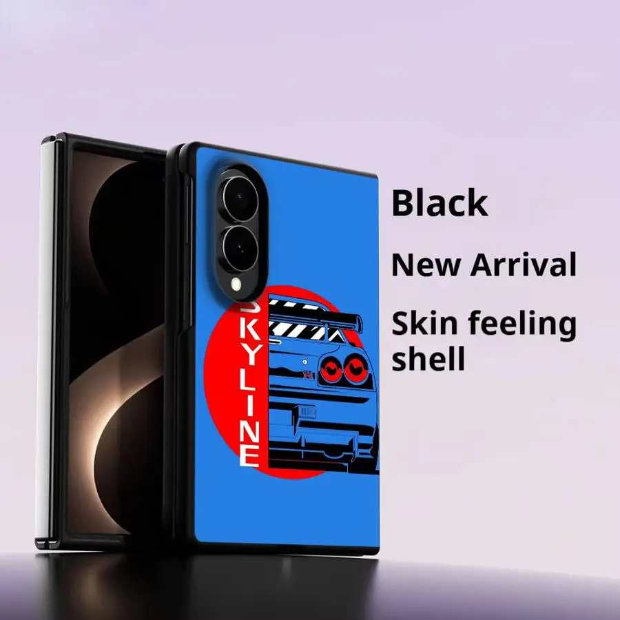 Cool Blue Car Luxury Phone Cover Case for Samsung Galaxy Z Fold8 Wide ZFold8 ZFold Wide Z Fold 8