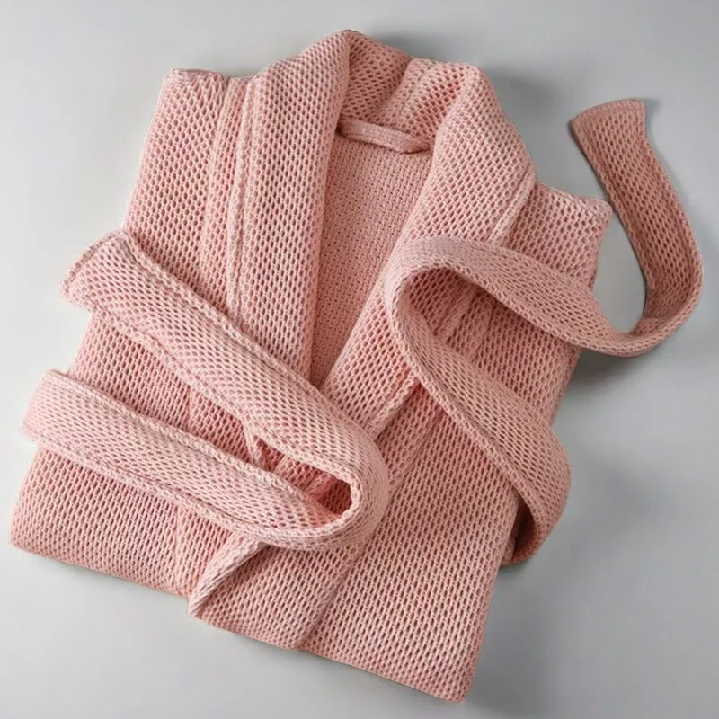 Night Dress Women Bathrobe Flannel Robe Women's Winter Lengthened Coralline Plush Shawl Bathrobe Long Sleeved Warm Bath Robe Men