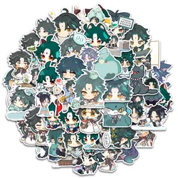 Sunsyea Genshin Impact Merch Fans Collection Role Stickers 50 Pieces Xiao Version