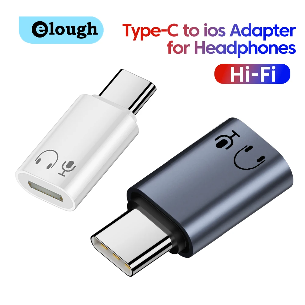 

Аудиоадаптер USB C к Lightning типа C «папа» на Lightning «мама» для наушников для iphone 15 16, разъем Samsung