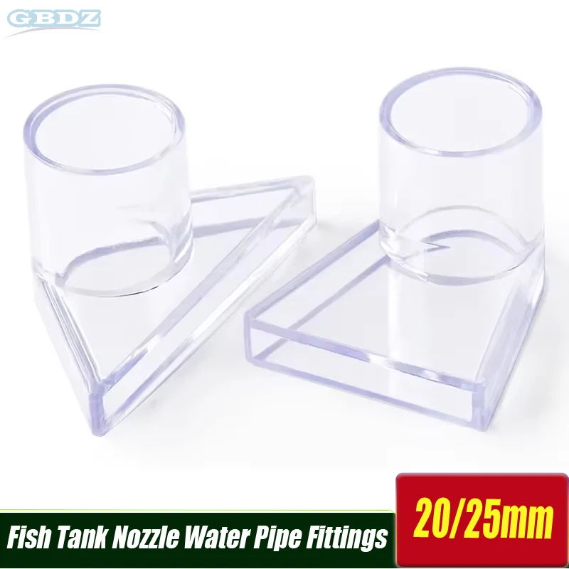 

Aquarium Fish Tank Air Pump Duckbill Water Outlet Nozzle 20/25mm Fish Tank Bottom Triangular Duckbill Nozzle Water Pipe Fittings