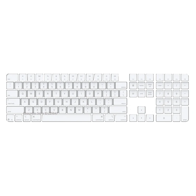 Replacement Key Cap&Hinge For Apple iMac Magic Wireless Bluetooth Keyboard A3119 Released White Keyboard Keys Keycaps
