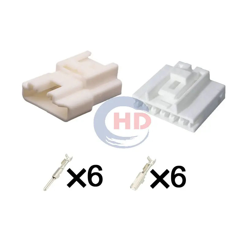 1-20 sets 6 Pin Instrument & Fog Light Switch Connector Plug 7282-1263 HD061Y-2.2-21