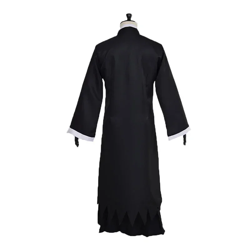 أنيمي بليتش تأثيري كوروساكي برمجة زي أسود كيب السراويل ثوب الكيمونو الياباني موحدة مجموعة كرنفال هالوين حفلة البدلة مع # 1 # ث