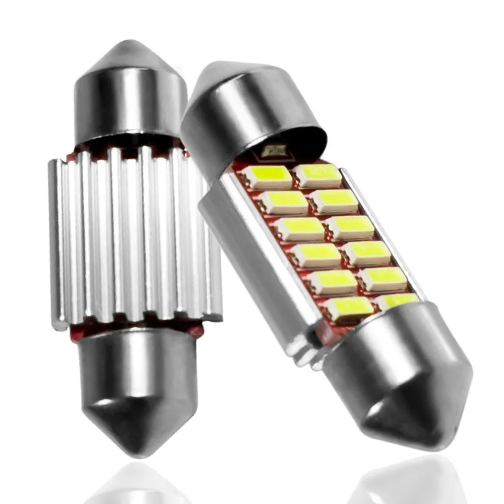 Lâmpada para luzes de carro, 6500 lumens, peças de LED para interior, leitura, 12V, 1 peça, 36MM, acessórios, lâmpada automotiva, decoração, 180LM, pr
