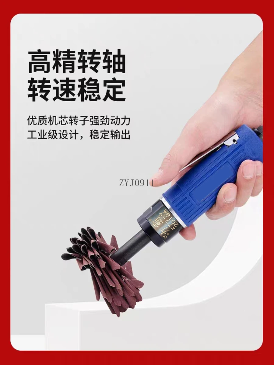 Rettificatrice pneumatica per sabbia ottagonale Lucidatrice per sabbia ottagonale Rettifica angolare irregolare con scanalatura