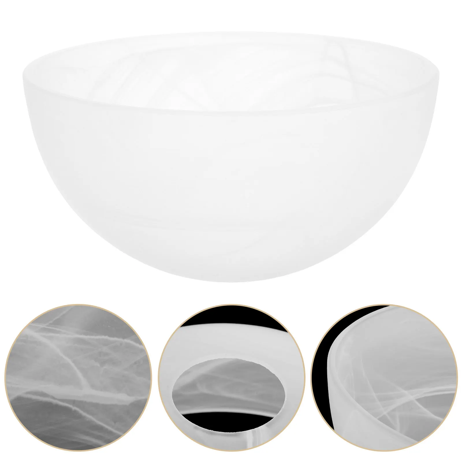 Frosted Glass Lampshade for Ceiling Fan Pendant Lamp Wall Light Fixture Replacement Diffused Glow Cozy Atmosphere Versatile Easy
