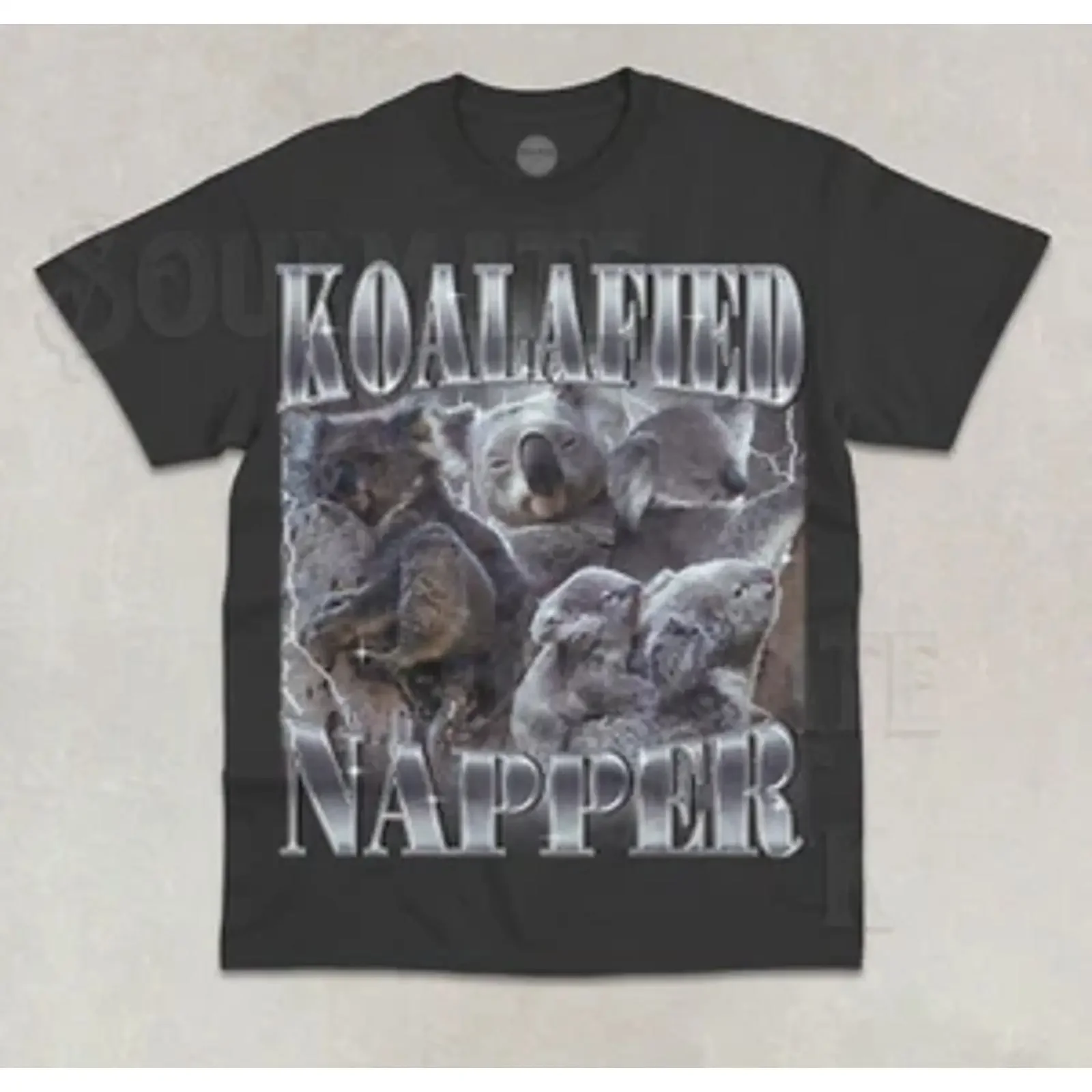 Koalified Napper T Shirt Funny Meme Animal Koala Cute Bootleg vintage Washed Comfortable Stretched fashion homme Unisex Stylish