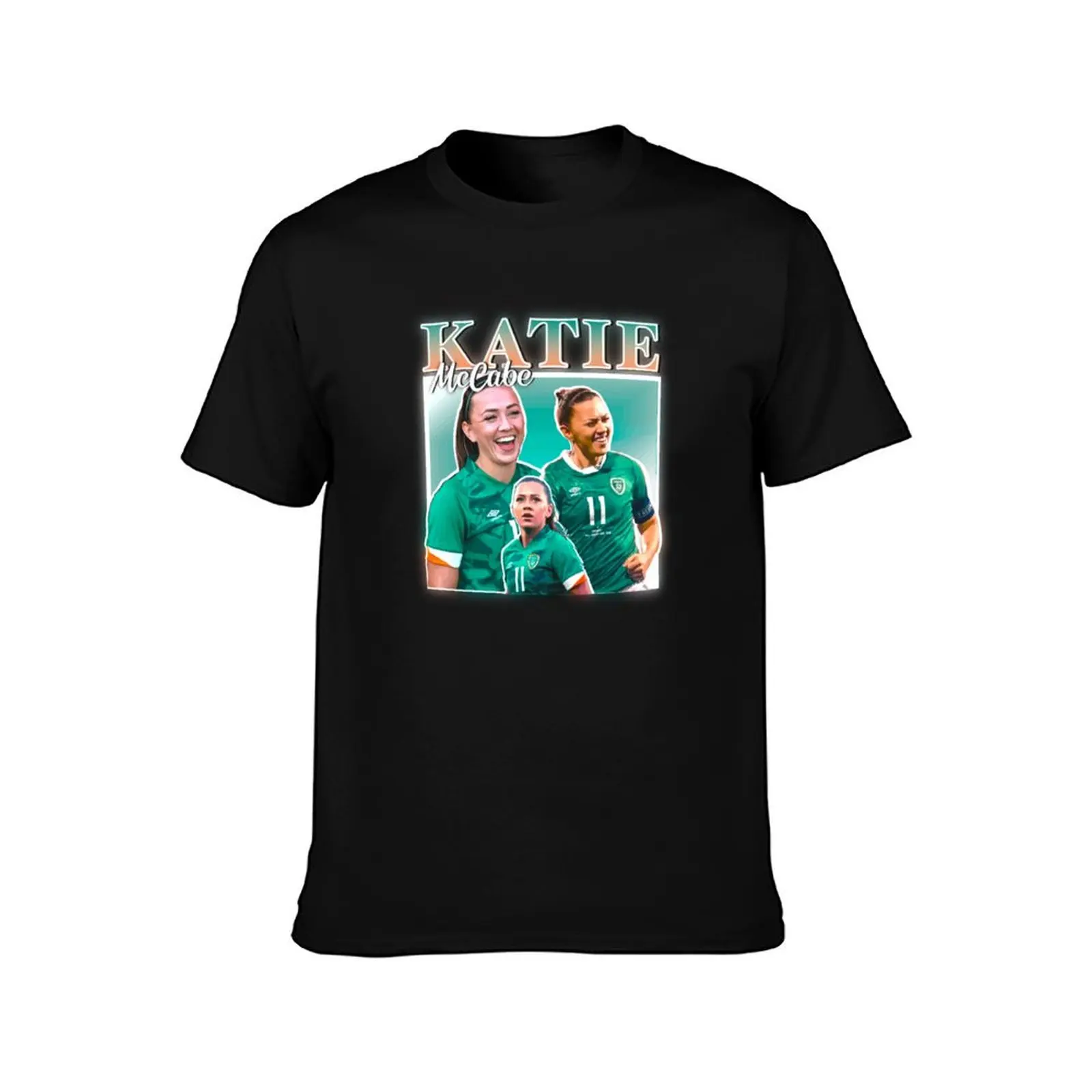 Katie McCabe - Homage Retro 90s Design Irish T-Shirt Outdoor Sports Lightweight Tee T-Shirt