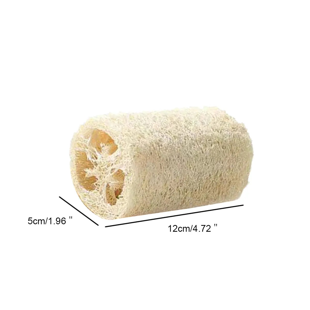 10cm Natural Loofah Sponge Kitchen Cleaing Scrubber Dishwashing Utensils Kitchen Cleaning Tools