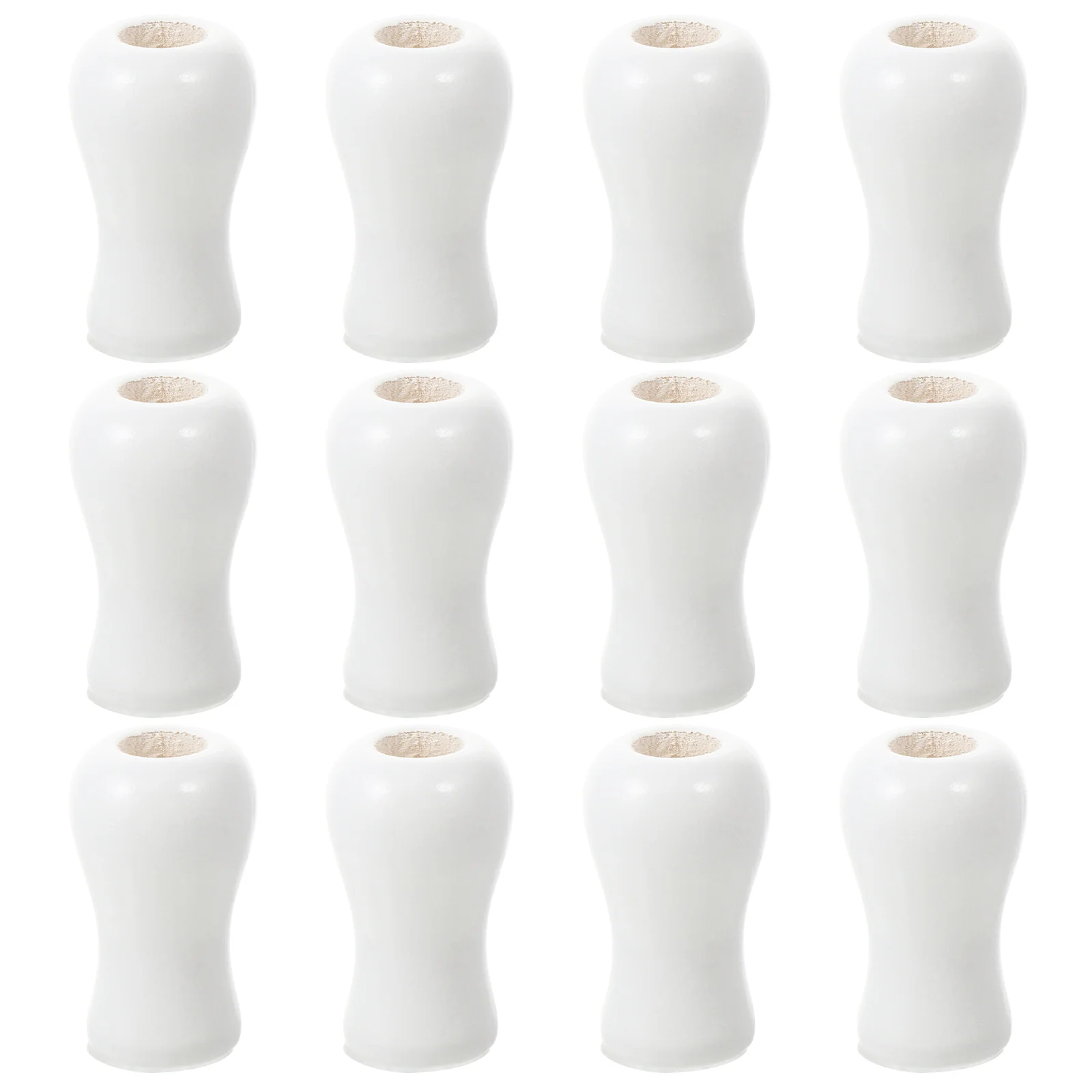 

12 Pcs Curtain Wood Pendant Hanging Ball Pulls Cord Knobs Ends Blind Tassels Drapery Shutters