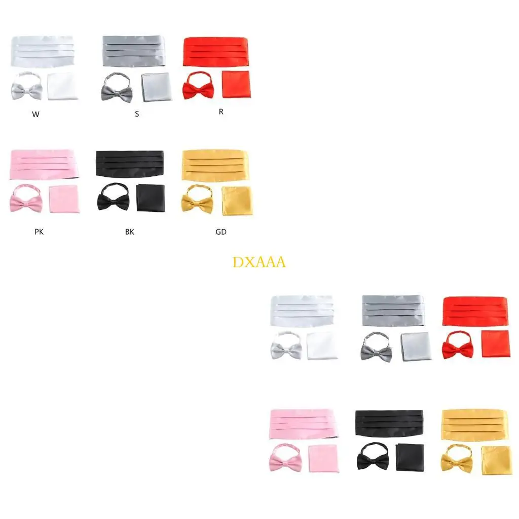 

DXAA Мужской галстук карман хэнки Каммербунд установить бизнес -офисные офисные встречи.