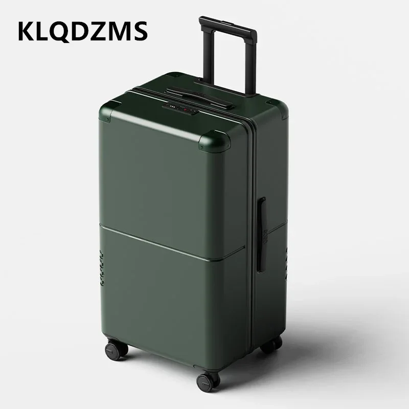 KLQDZMS 20 maleta de alta calidad, gran capacidad, 24 ", 28", caja de cartón PC, bolsa de viaje con ruedas, equipaje de cabina